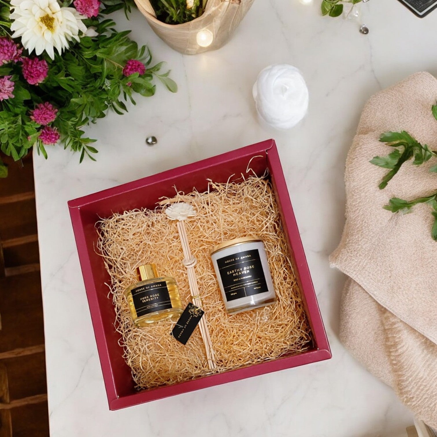 Majestic Elegance – Luxury Candle & Reed Diffuser Gift Set