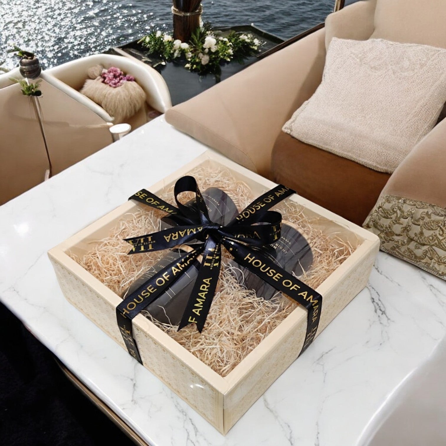 Gilded Candle Trio – Luxury Scented Candle Gift Set Secondary image
