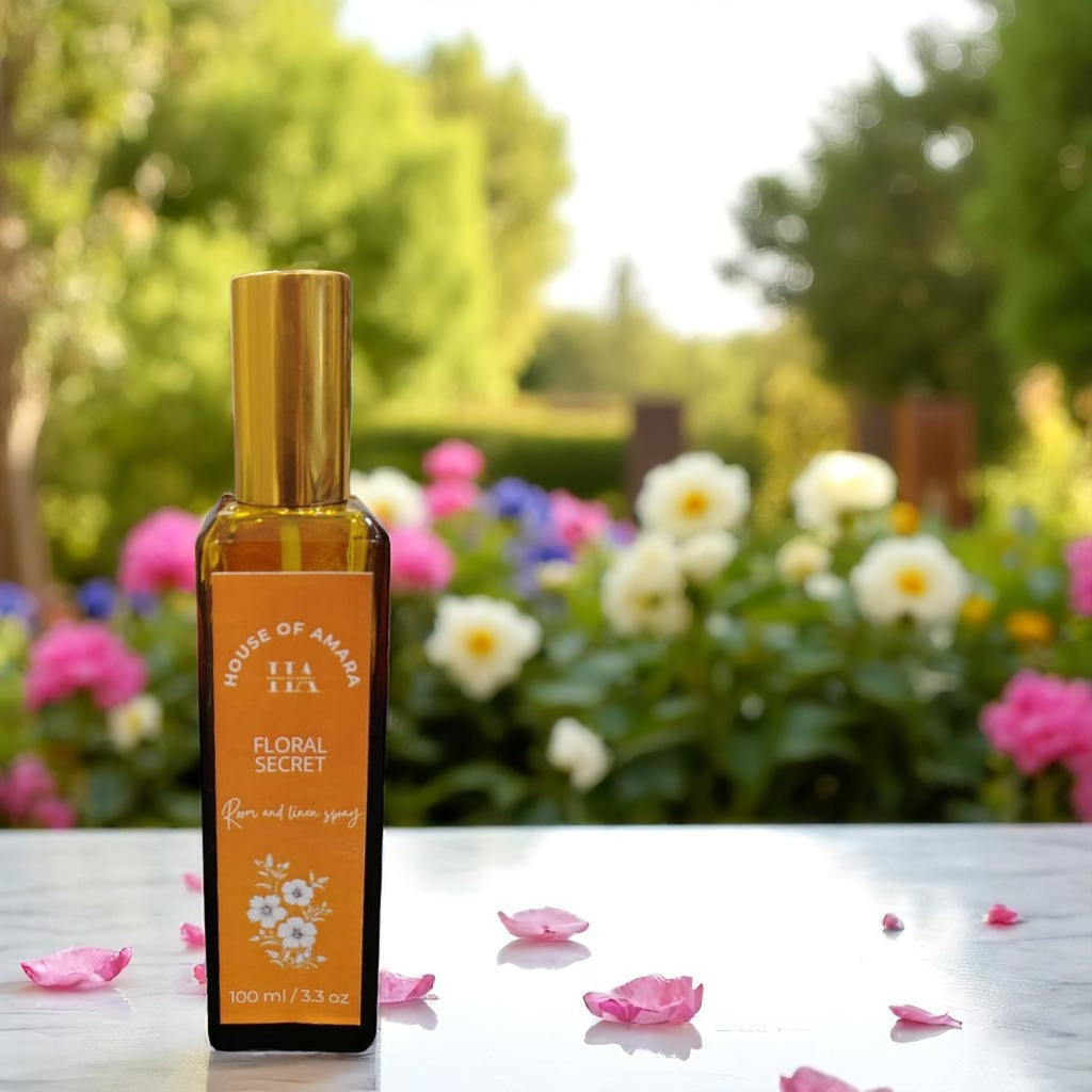 Floral Secret Room & Linen Spray – Elegant Floral Home Fragrance