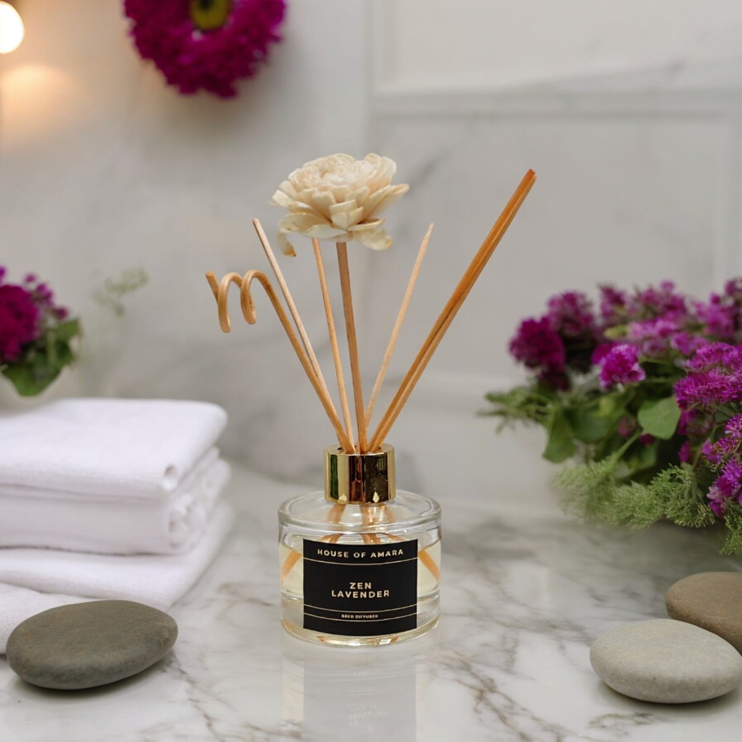 Zen Lavender Reed Diffuser Secondary image