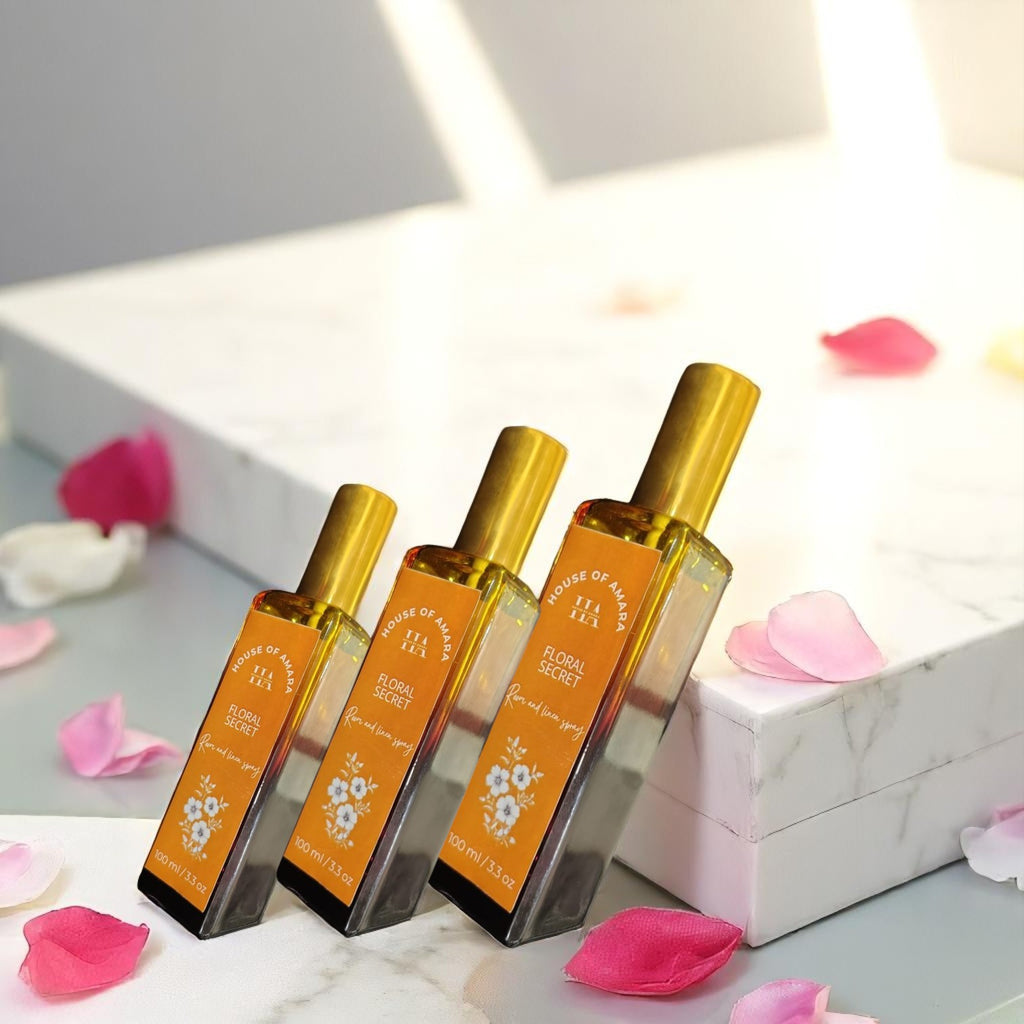 Floral Secret Room & Linen Spray – Elegant Floral Home Fragrance
