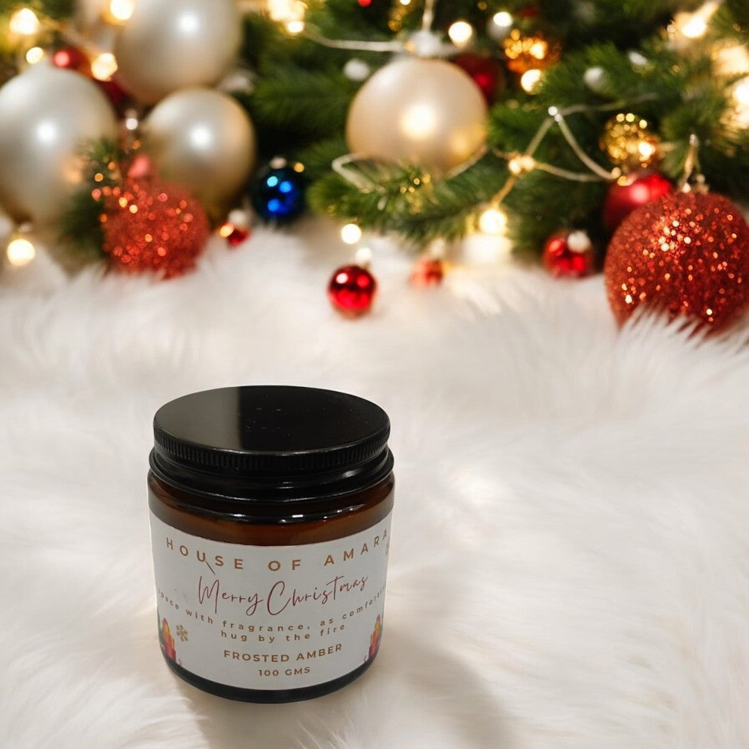 Frosted Amber Scented Candle Main image