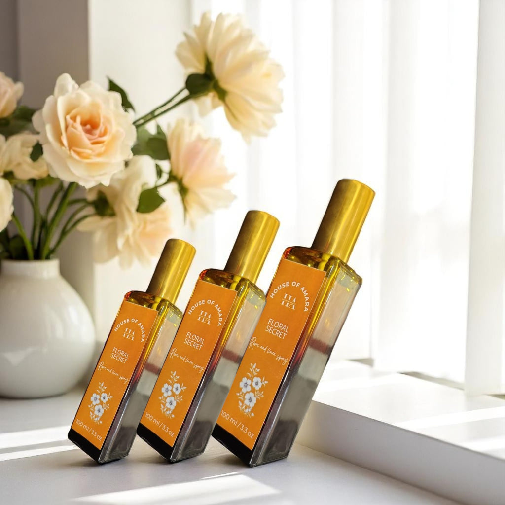 Floral Secret Room & Linen Spray – Elegant Floral Home Fragrance