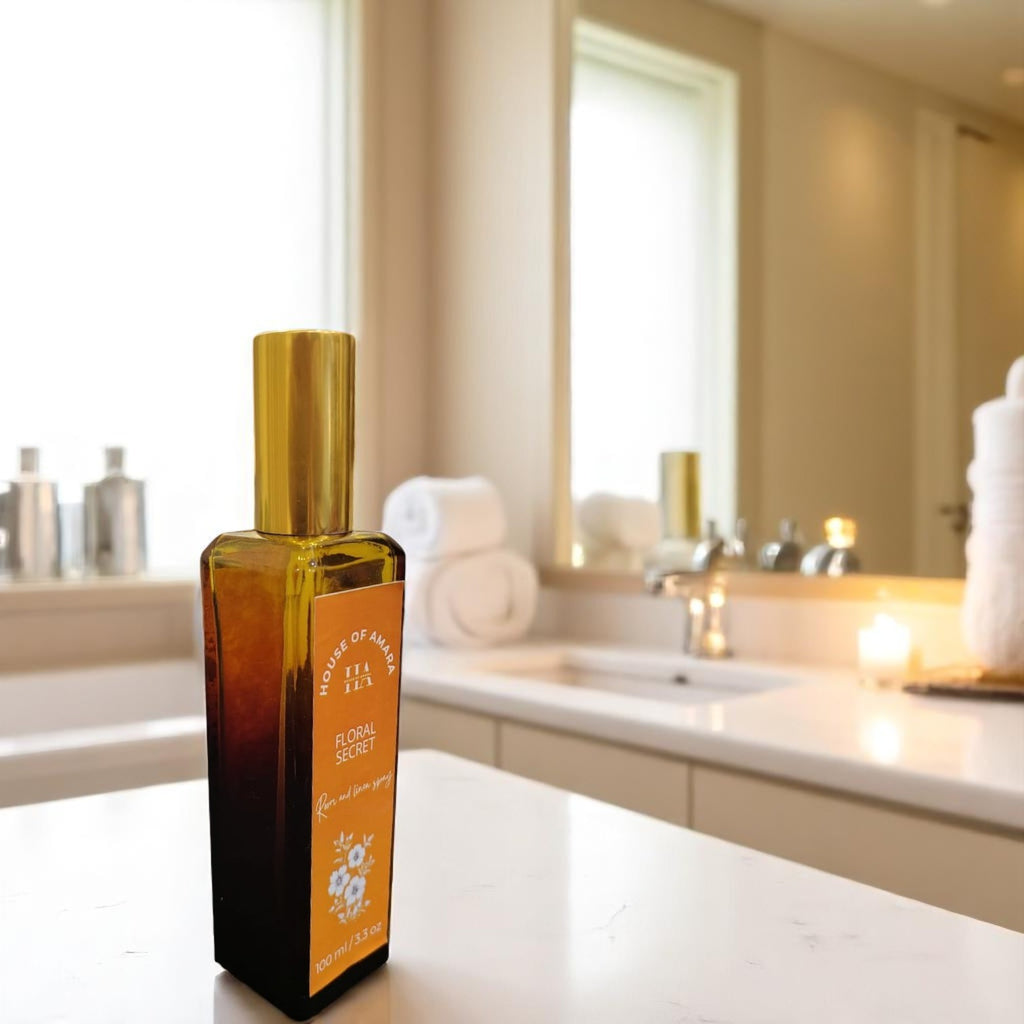 Floral Secret Room & Linen Spray – Elegant Floral Home Fragrance
