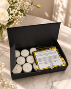 House of Amara Candle Discovery Set | 9 Scented Soy Wax Tea Lights | Luxury Fragrance Sample Gift Box