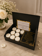 House of Amara Candle Discovery Set | 9 Scented Soy Wax Tea Lights | Luxury Fragrance Sample Gift Box