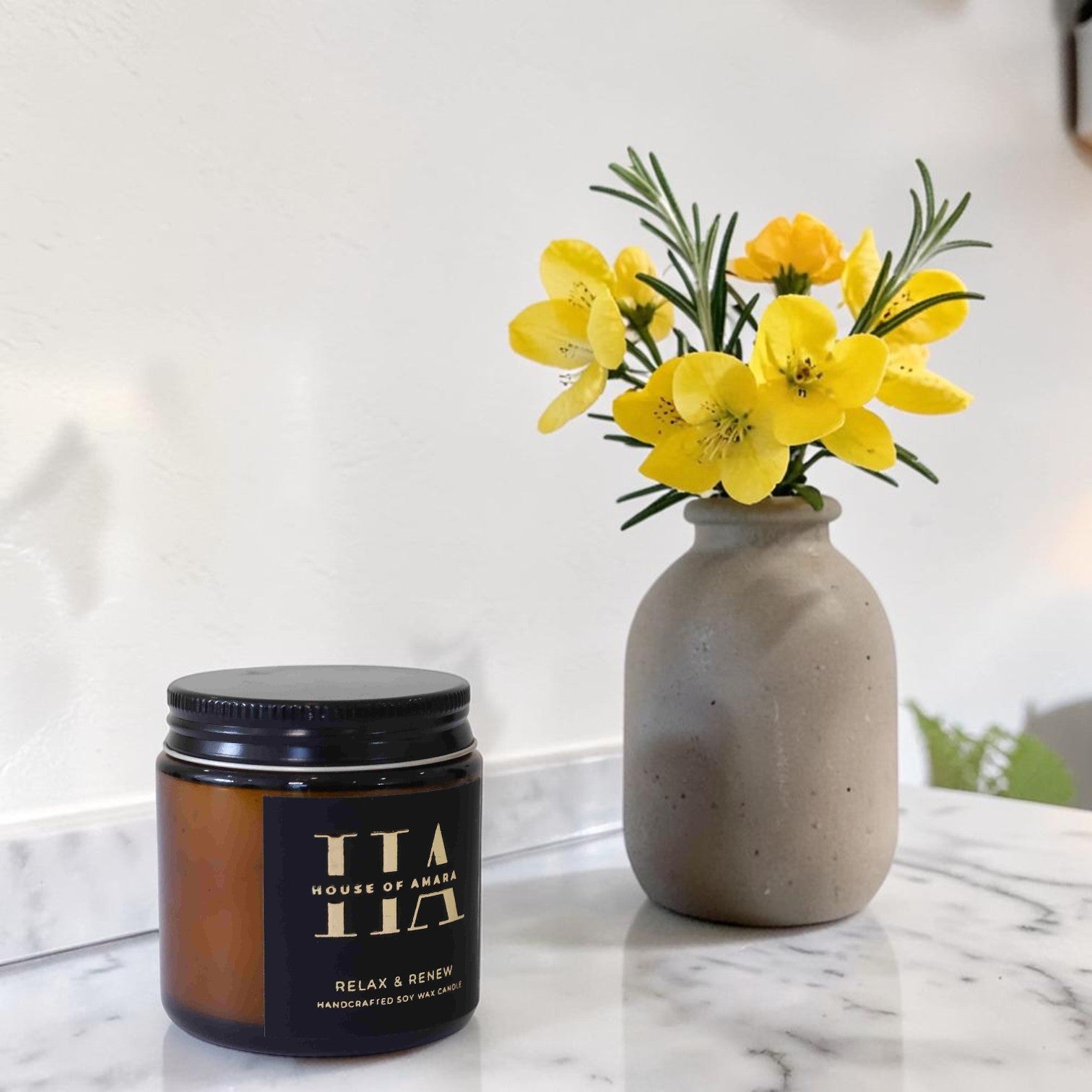 Relax Renew Lemongrass Eucalyptus Travel Candle