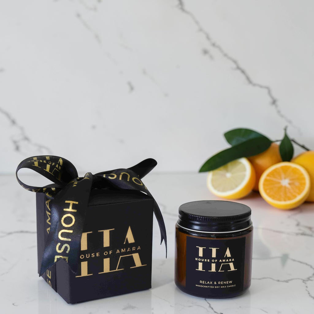 Relax Renew Lemongrass Eucalyptus Travel Candle