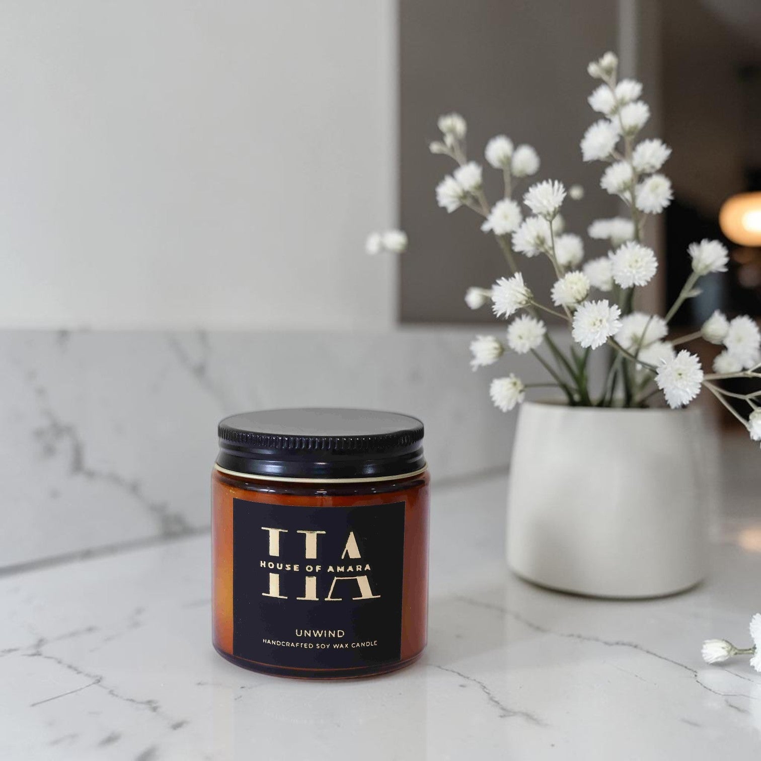 Unwind Calm Relaxing Aromatherapy Travel Candle
