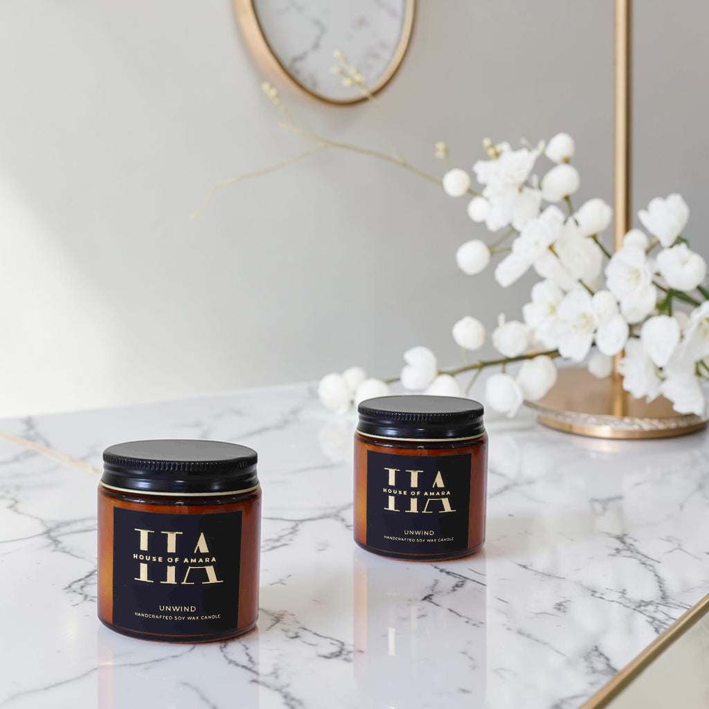 Unwind Calm Relaxing Aromatherapy Travel Candle