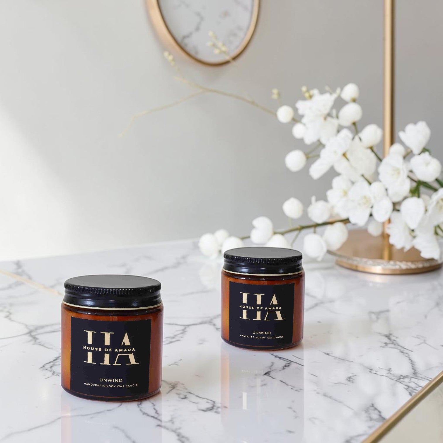 Unwind Calm Relaxing Aromatherapy Travel Candle