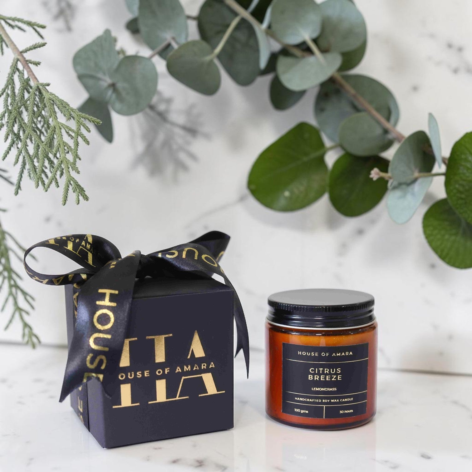 Citrus Breeze Eucalyptus Kaffir Lime Candle