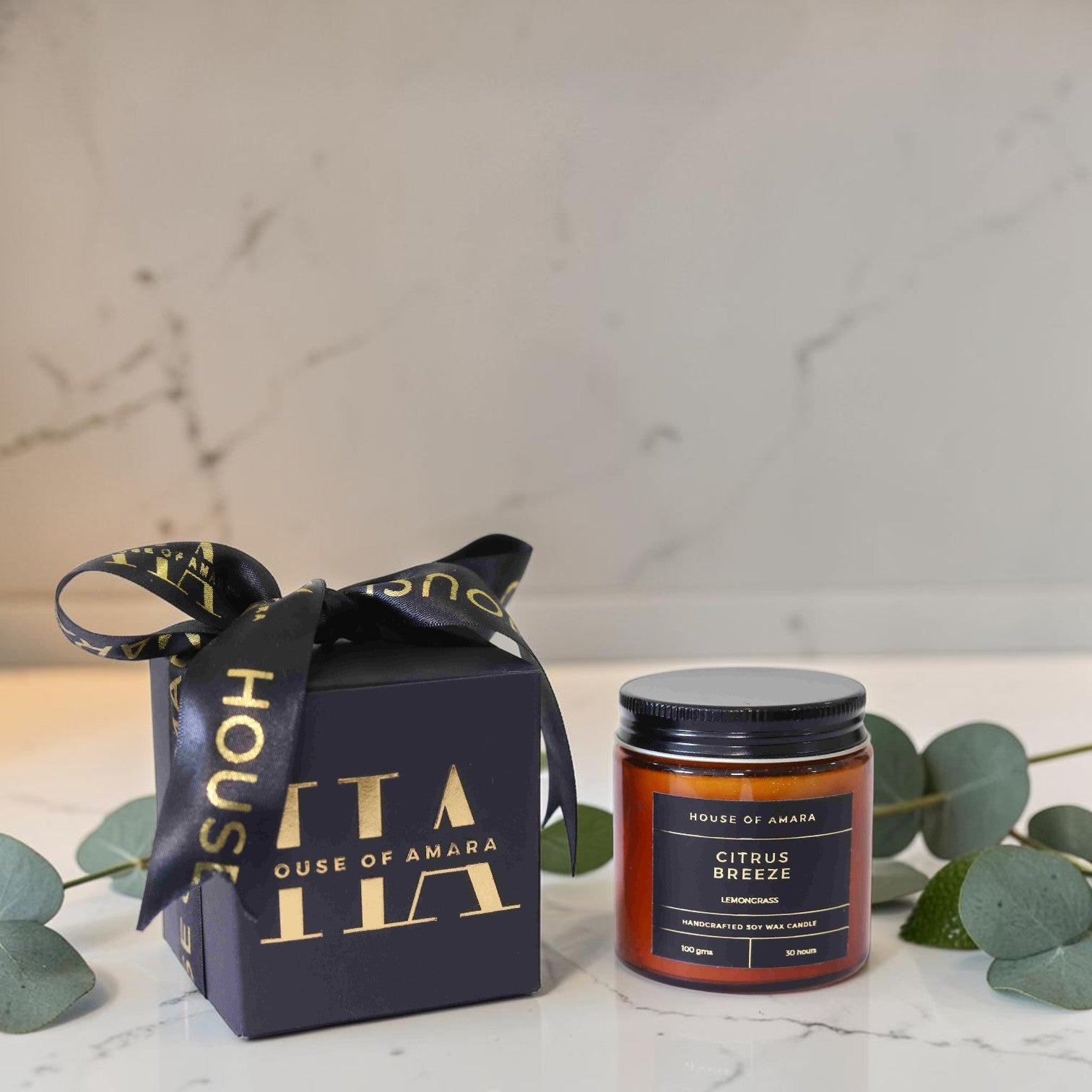 Citrus Breeze Eucalyptus Kaffir Lime Candle