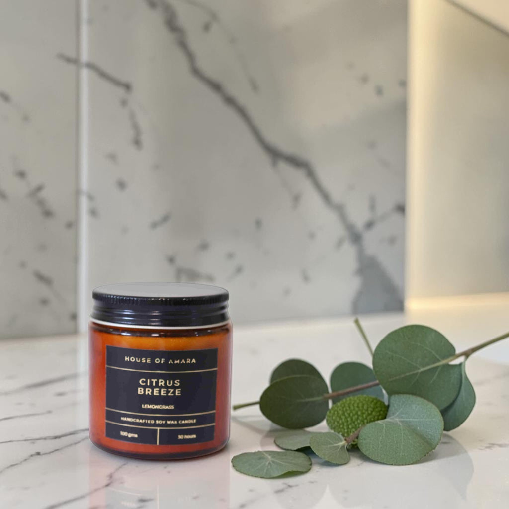 Citrus Breeze Eucalyptus Kaffir Lime Candle