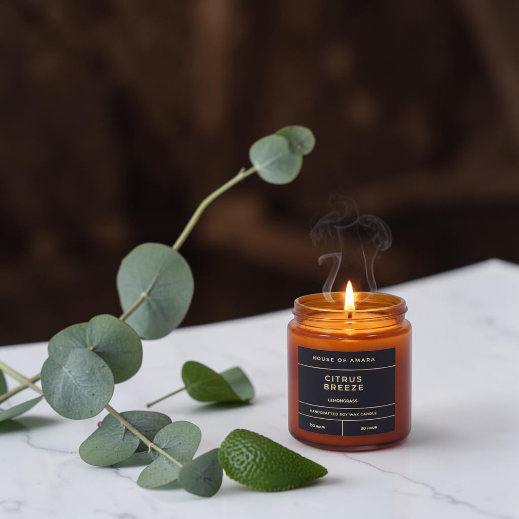 Citrus Breeze Eucalyptus Kaffir Lime Candle