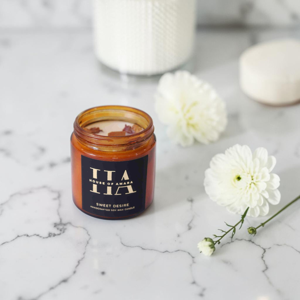 Sweet Desire Bloom Inspired Travel Candle