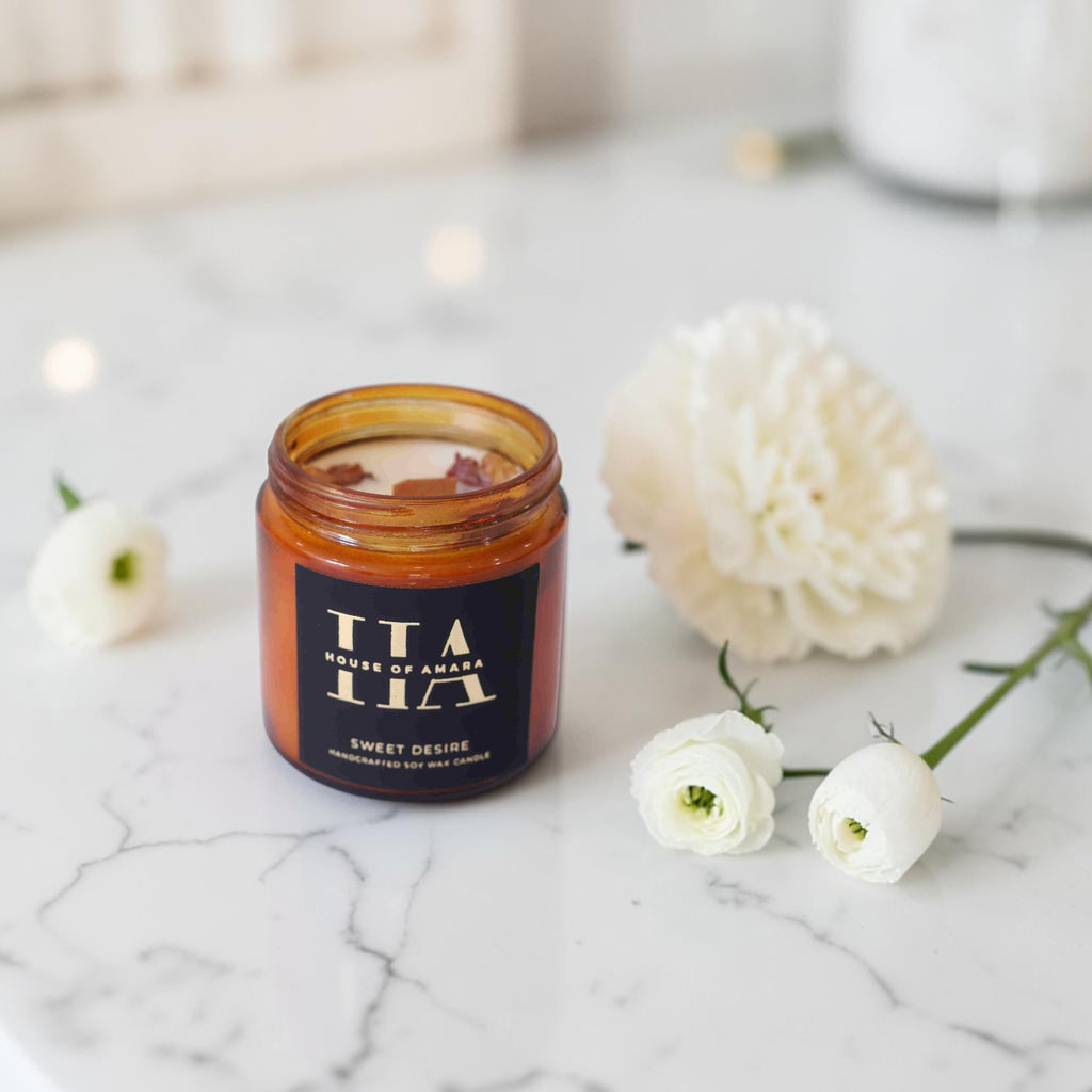 Sweet Desire Bloom Inspired Travel Candle