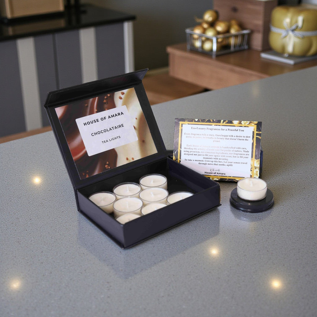 Chocolattaire – Bourbon Vanilla Tea Light Candles
