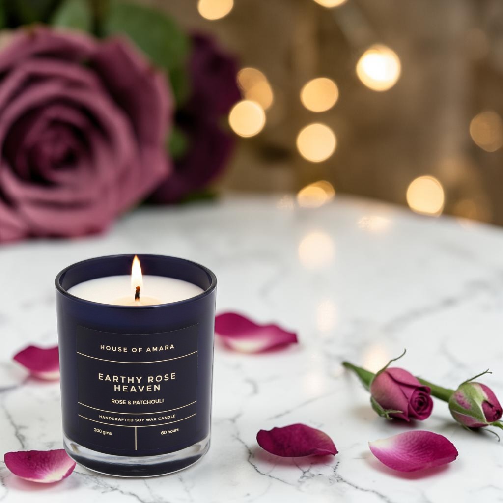 Earthy Rose Heaven Signature Candle 200g Secondary image