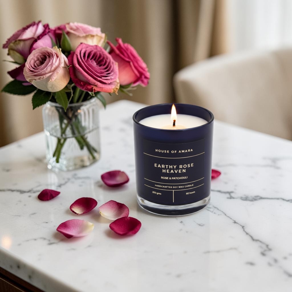 Earthy Rose Heaven Signature Candle 200g