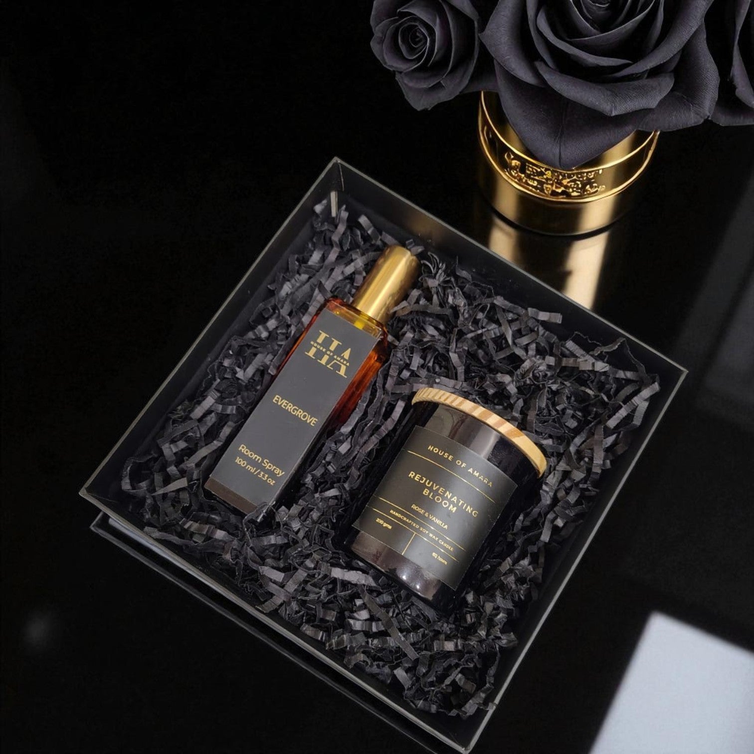 Sugandhya Luxury Gift Set | Scented Candle & Room Spray Hamper