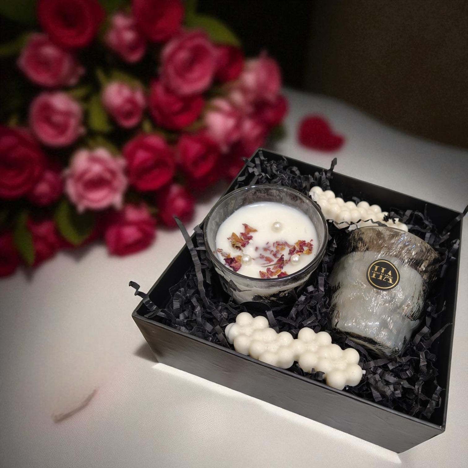 Anandita Gift Set | Luxury Scented Candle Gift Hamper (2 Candles | 180g Each) Main image