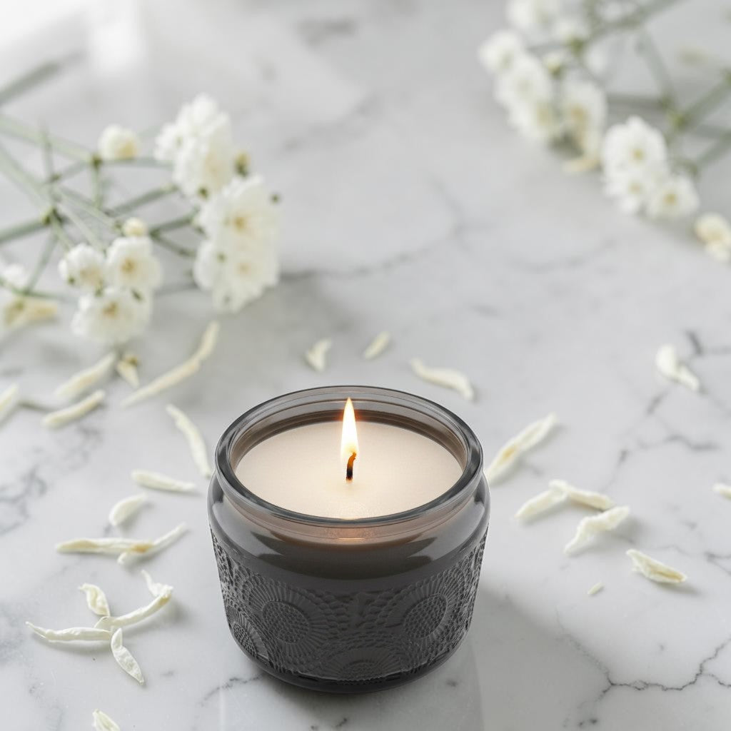 Unwind White Tea Classic Candle 130g Secondary image