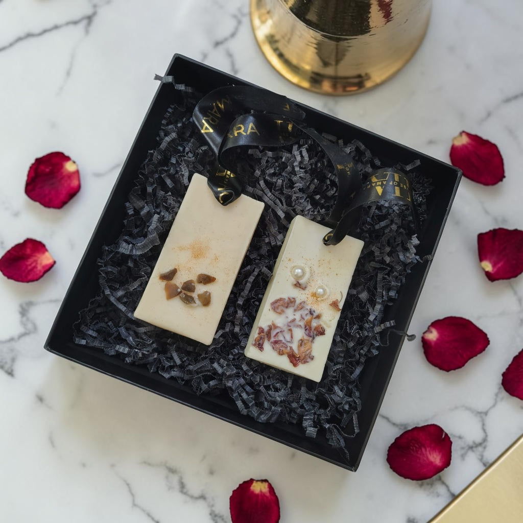 Closet Harmony Luxury Wardrobe Fragrance Set | Rose & Oudh Wax Bars