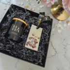 Light & Calm Luxury Gift Hamper | Scented Candle & Wardrobe Wax Bar