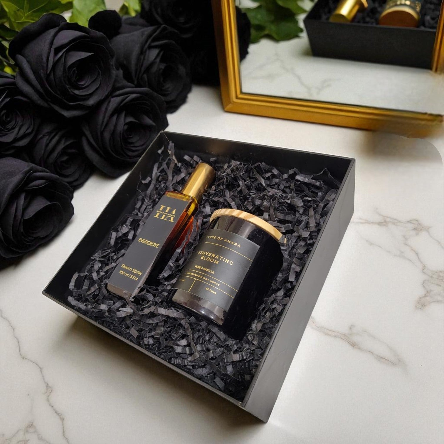 Sugandhya Luxury Gift Set | Scented Candle & Room Spray Hamper
