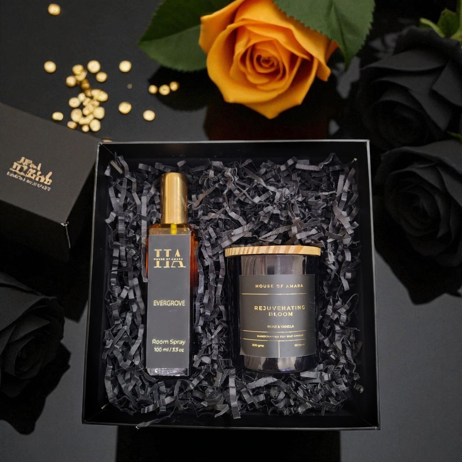 Sugandhya Luxury Gift Set | Scented Candle & Room Spray Hamper