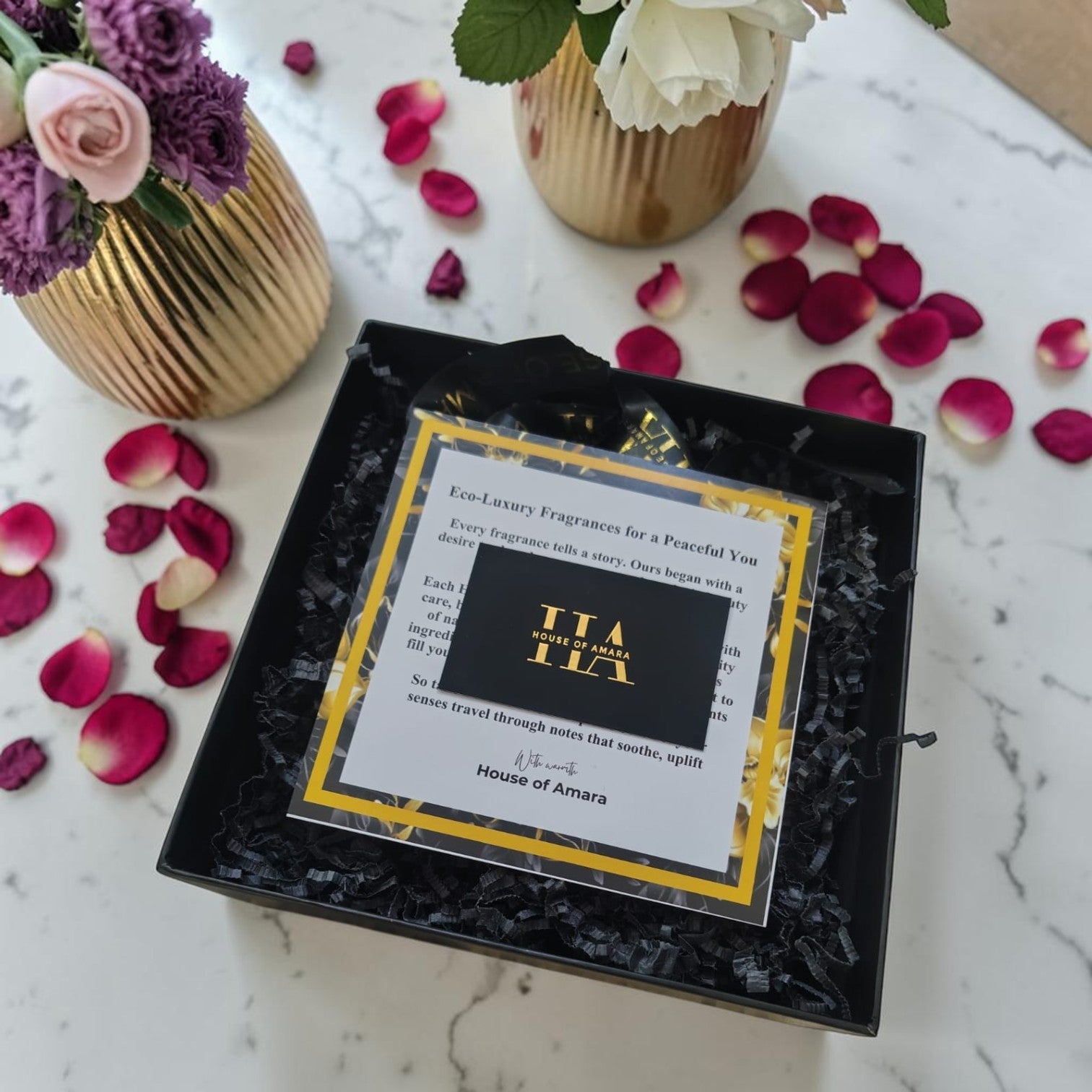 Evening Ritual Luxury Gift Hamper | Scented Candle & Candle Snuffer Set